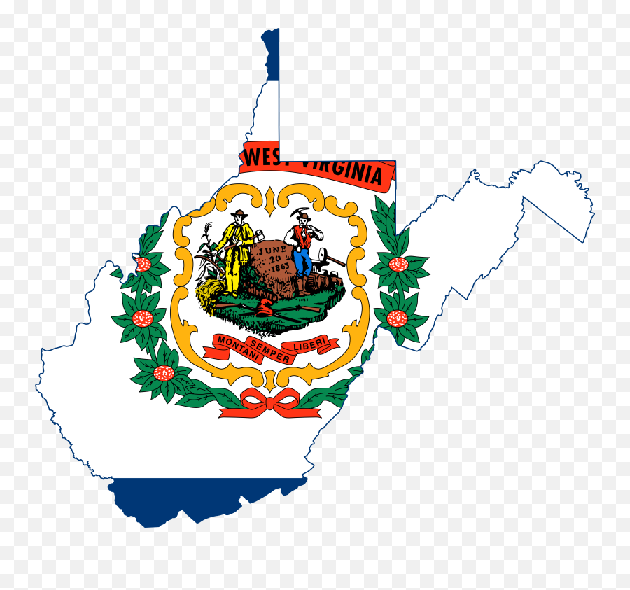 West Virginia Flag Clipart - West Virginia Flag Emoji,Flag Clipart