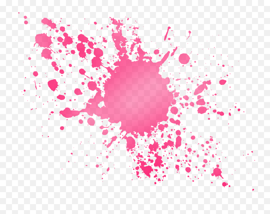 Pink Paint Splatter Png Png Image With - Pink Paint Splatter Png Emoji,Paint Splatter Png