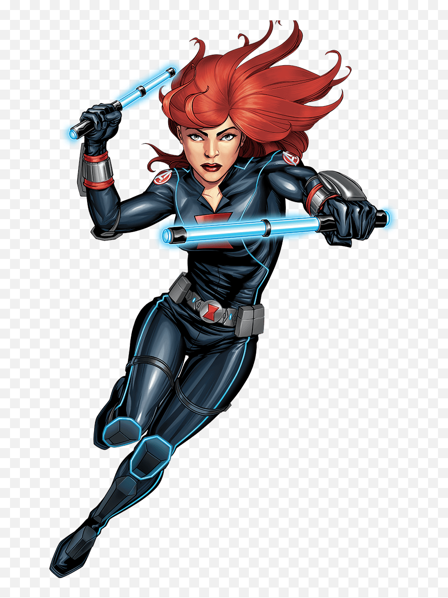 Avengers Marvel Black Widow Png Image - Animated Avengers Black Widow Emoji,Black Widow Png