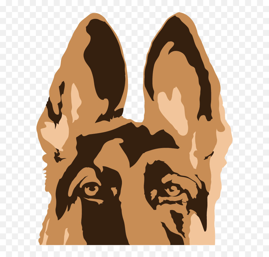 German Shepherd Clipart Long Haired - German Shepherd Dog Dog Hd Logo Emoji,German Shepherd Clipart