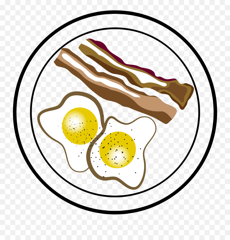 Breakfast - Food Breakfast Clipart Black And White Emoji,Breakfast Clipart