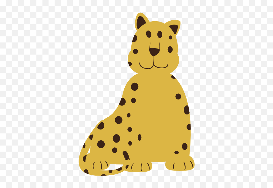 Colorful Animal Leopard Animal - Clip Art Emoji,Leopard Clipart