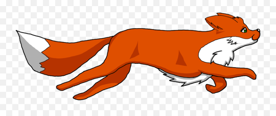 Download Moving Fox Clipart Red Fox - Drawing Emoji,Fox Clipart