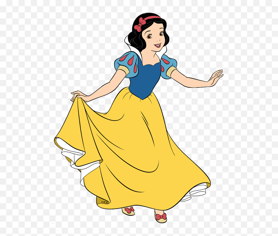 Snow White Clip Art 3 Disney Clip Art - Cinderella Snow White Drawing Emoji,Snow White Clipart