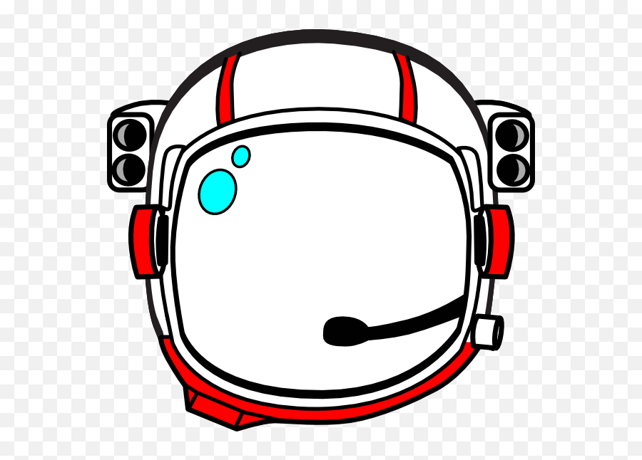 Red Helmet Clip Art - Astronaut Helmet Transparent Astronaut Helmet Clipart Emoji,Fire Helmet Clipart