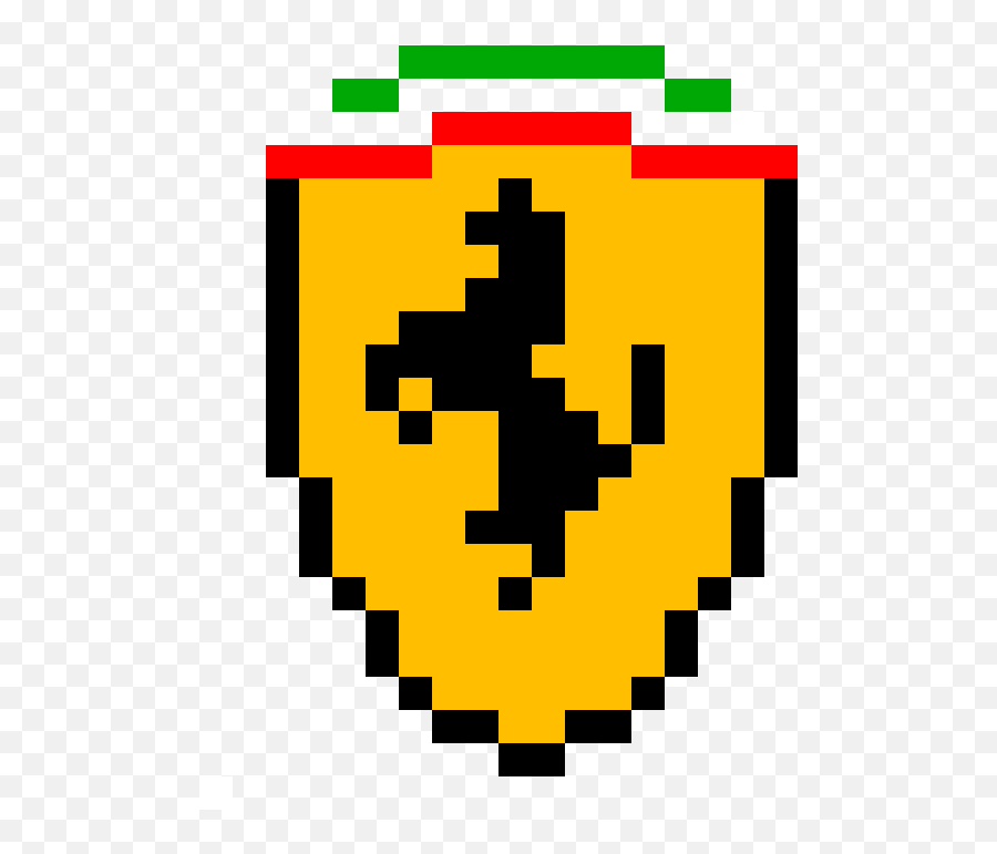 Pixilart - Happy Face Pixel Gif Emoji,Ferarri Logo