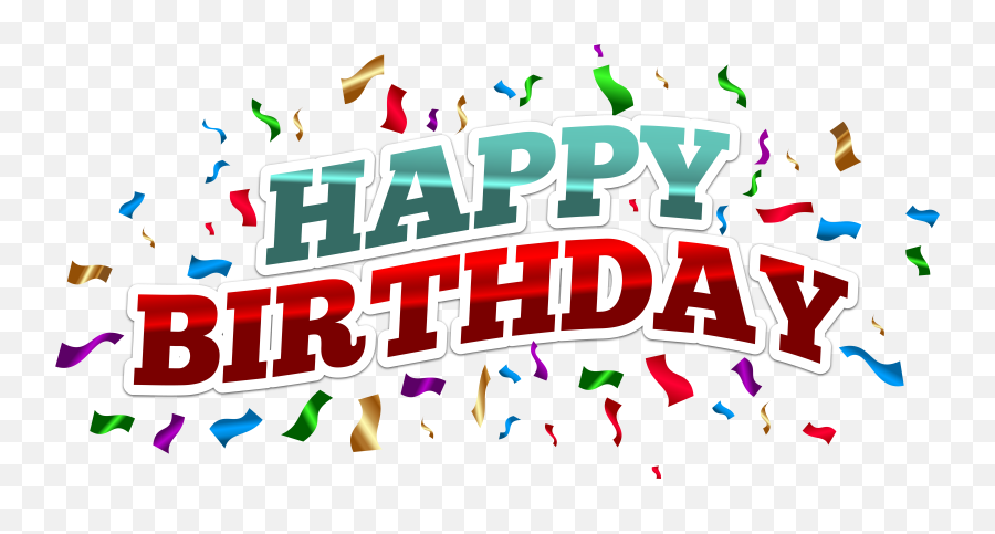 Happy Birthday Png Text - Transparent Background Happy Birthday Word Png Emoji,Png File
