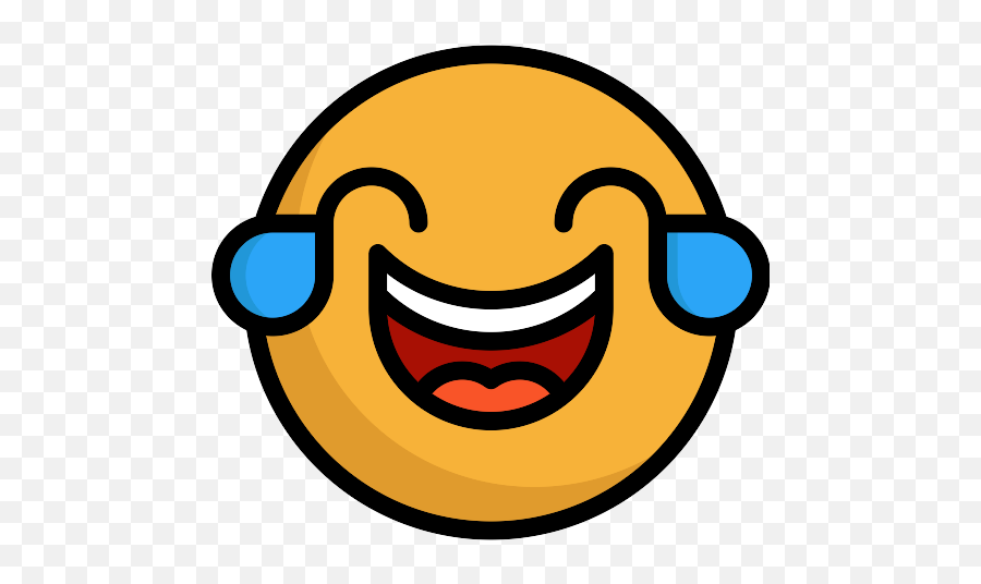 Laughing Emoji Vector Svg Icon - Happy,Emoji Png