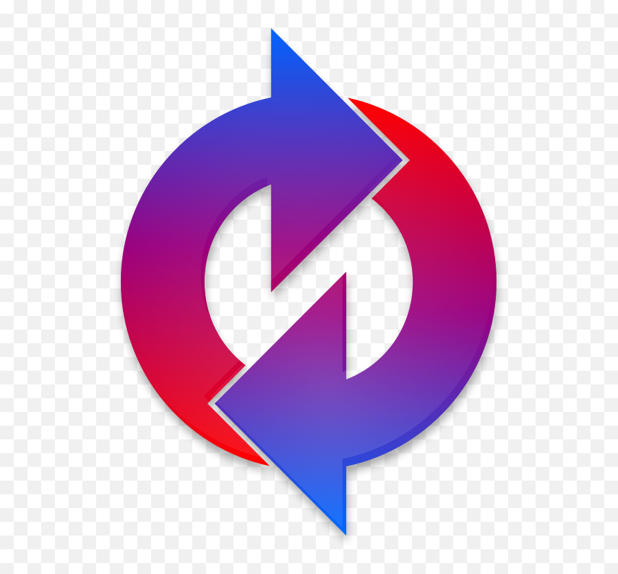 Circular Red - Blue Arrow Free Image Download Emoji,Red And Blue Logo