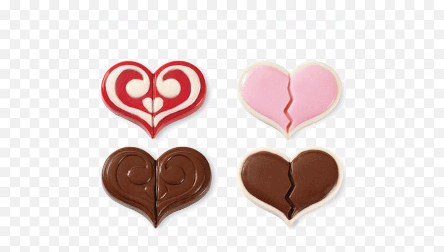 Double Hearts Cookie Mold Emoji,Double Heart Png