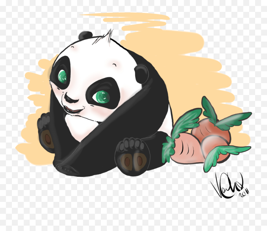 Baby Po Kung Fu Panda 2 Fanart By Holyfrap - Kung Fu Panda Emoji,Frappuccino Clipart