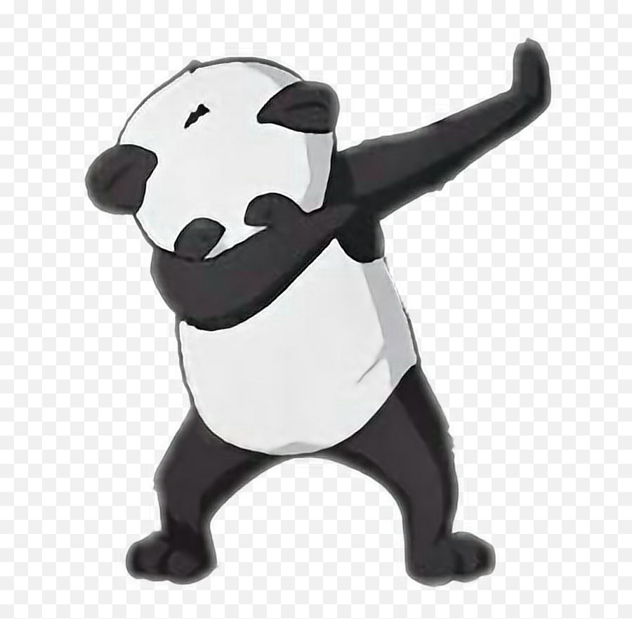 Download Hd Pandas Tumblr Png - Dab Panda Emoji,Panda Png