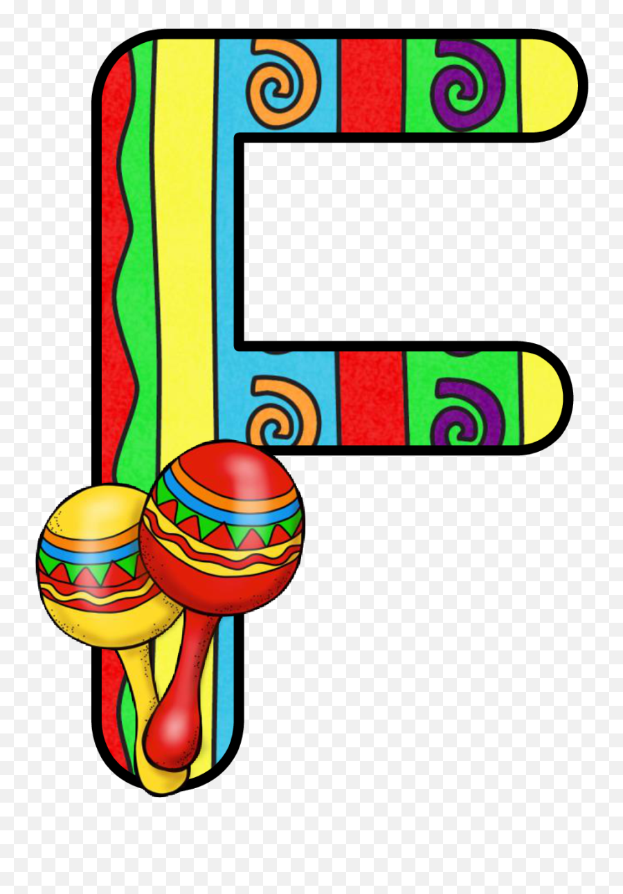 Clipart Free Download Spanish Huge Freebie - Mexican Fiesta Fiesta Letter Clip Art Emoji,Spanish Clipart