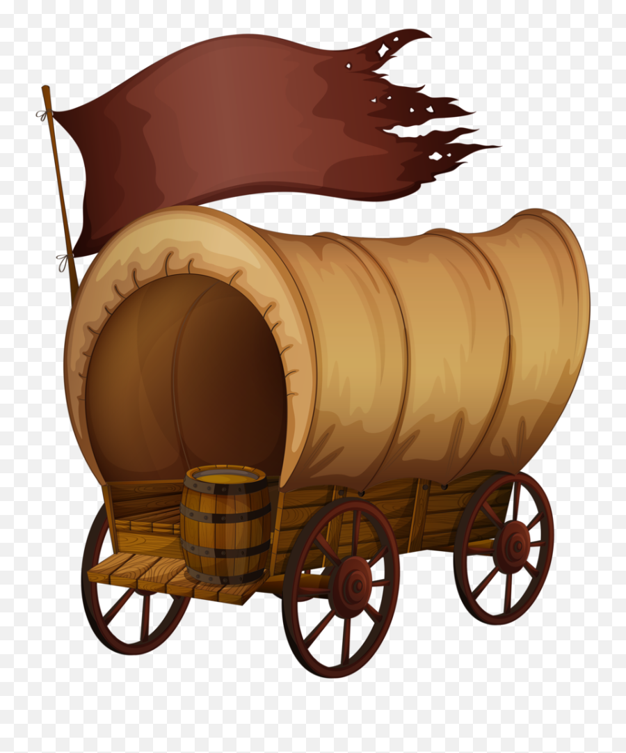 Download Soloveika - Free Covered Transparent Covered Wagon Png Emoji,Wagon Clipart