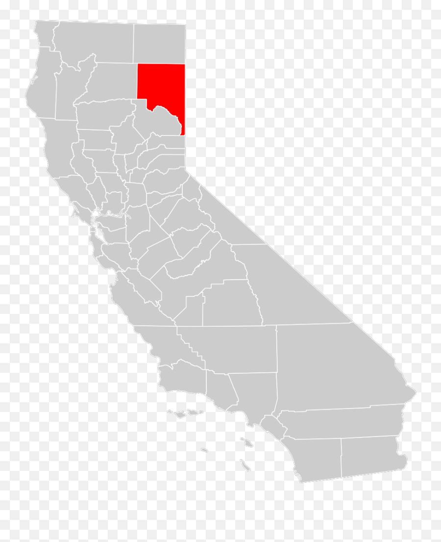California County Map Lassen County - California Outline Black Emoji,California Clipart