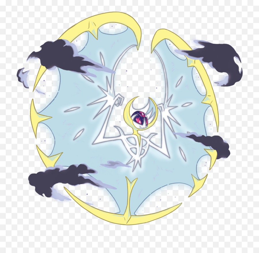 Pokémon Sun And Pokémon Moon - Pokemon Lunala Full Moon Emoji,Pokemon Sun And Moon Logo