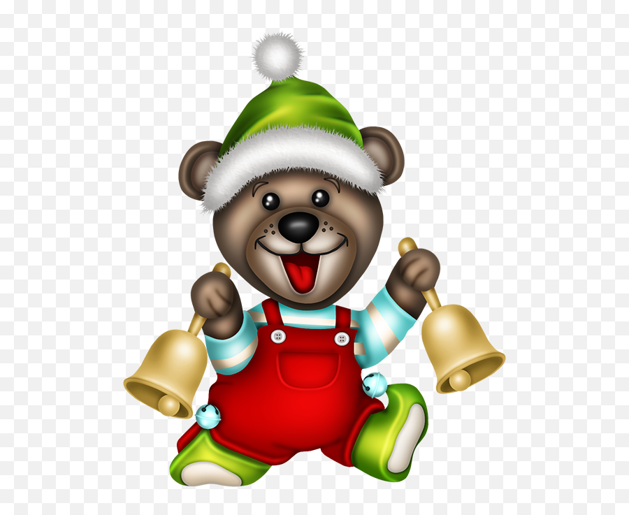 Peluchepngoursonstubes Holiday Clipart Mario - Handbell Emoji,Holidays Clipart