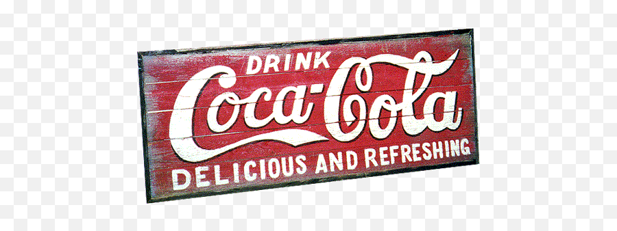 Barnwood Signs - Gallery Page Barn Wood Signs Vintage Transparent Coca Cola Emoji,Original Coca Cola Logo