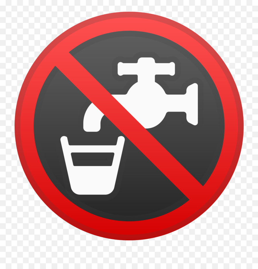 Non Potable Water Icon - Non Potable Water Emoji,Water Emoji Png