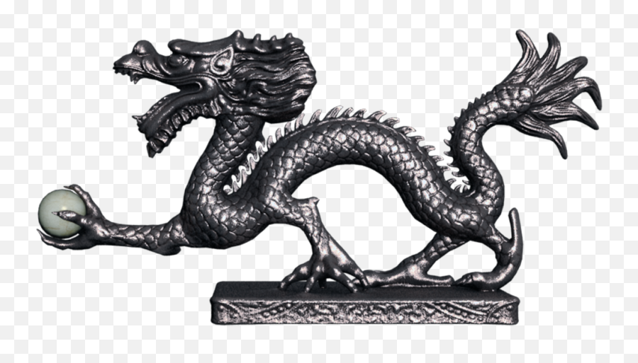 Chinese Dragon Transparent Background Png Png Arts - Chinese Dragon Statue Png Emoji,Dragon Transparent Background