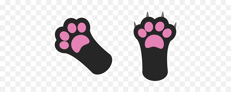 Cat Paw Cursor Emoji,Cat Paw Png