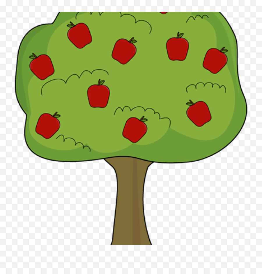 Tree Clipart Fruit Picture - Editable Apple Tree Template Emoji,Tree Clipart