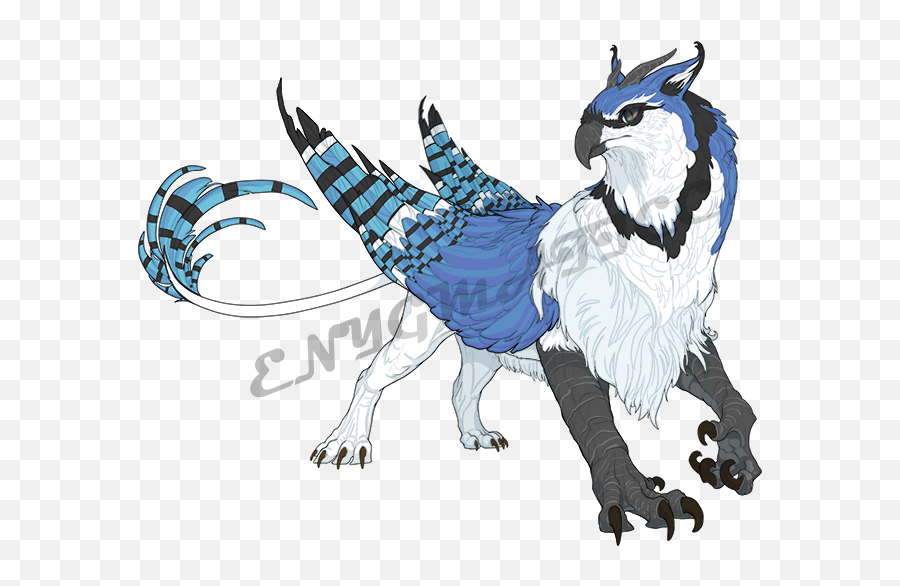 Blue Jay Griffin Adopt - Closed By Enygmaticc Fur Affinity Emoji,Blue Jay Png