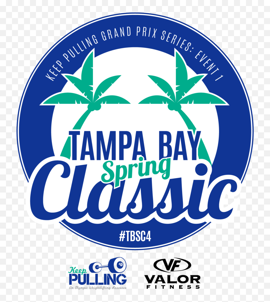 Tampa Bay Spring Classic A Usa Weightlifting Competition Emoji,Weightlifter Logo