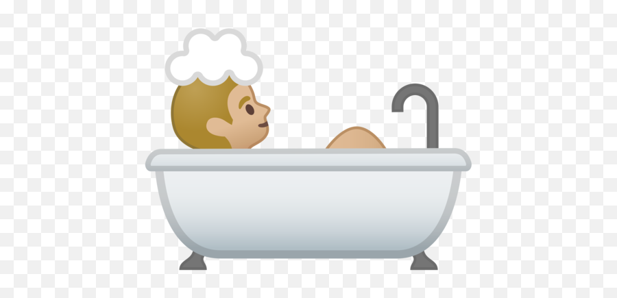 Person Taking A Bath Emoji - Dictionarycom,Bath Png