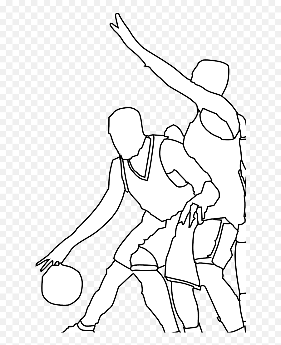 Basketball Game Outline Svg Vector Basketball Game Outline Emoji,Basketball Outline Png