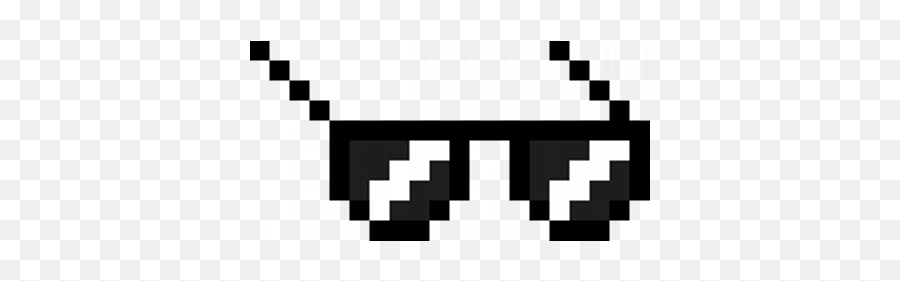 Deal With It Glasses Transparent Png - Thug Life Gif Transparent Background Emoji,Mlg Glasses Transparent