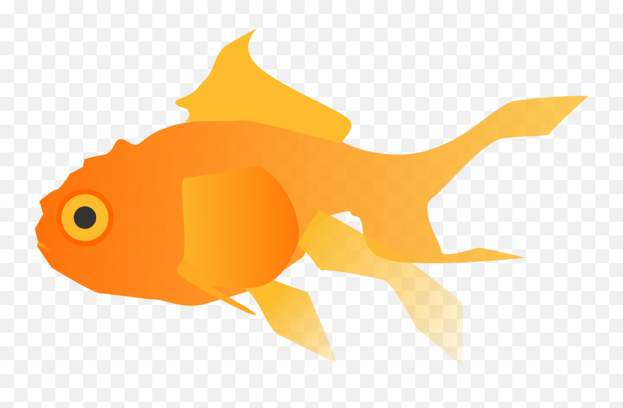 Goldfish Black Telescope Drawing - Goldfish Transparent Clipart Emoji,Goldfish Clipart