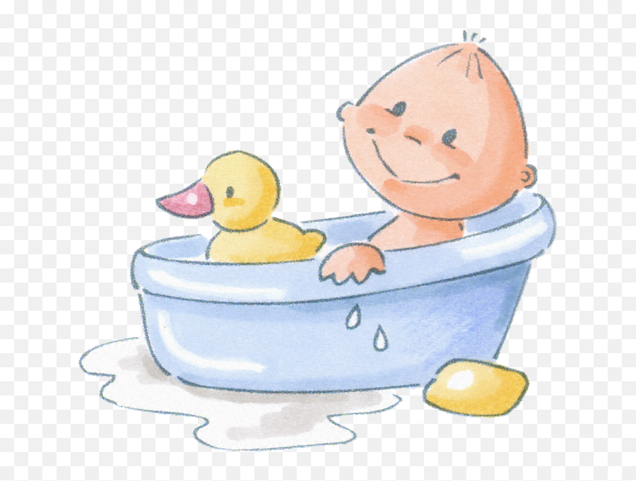 Related Baby Bath Clipart - Baño Del Recien Nacido Dibujo Emoji,Bath Clipart