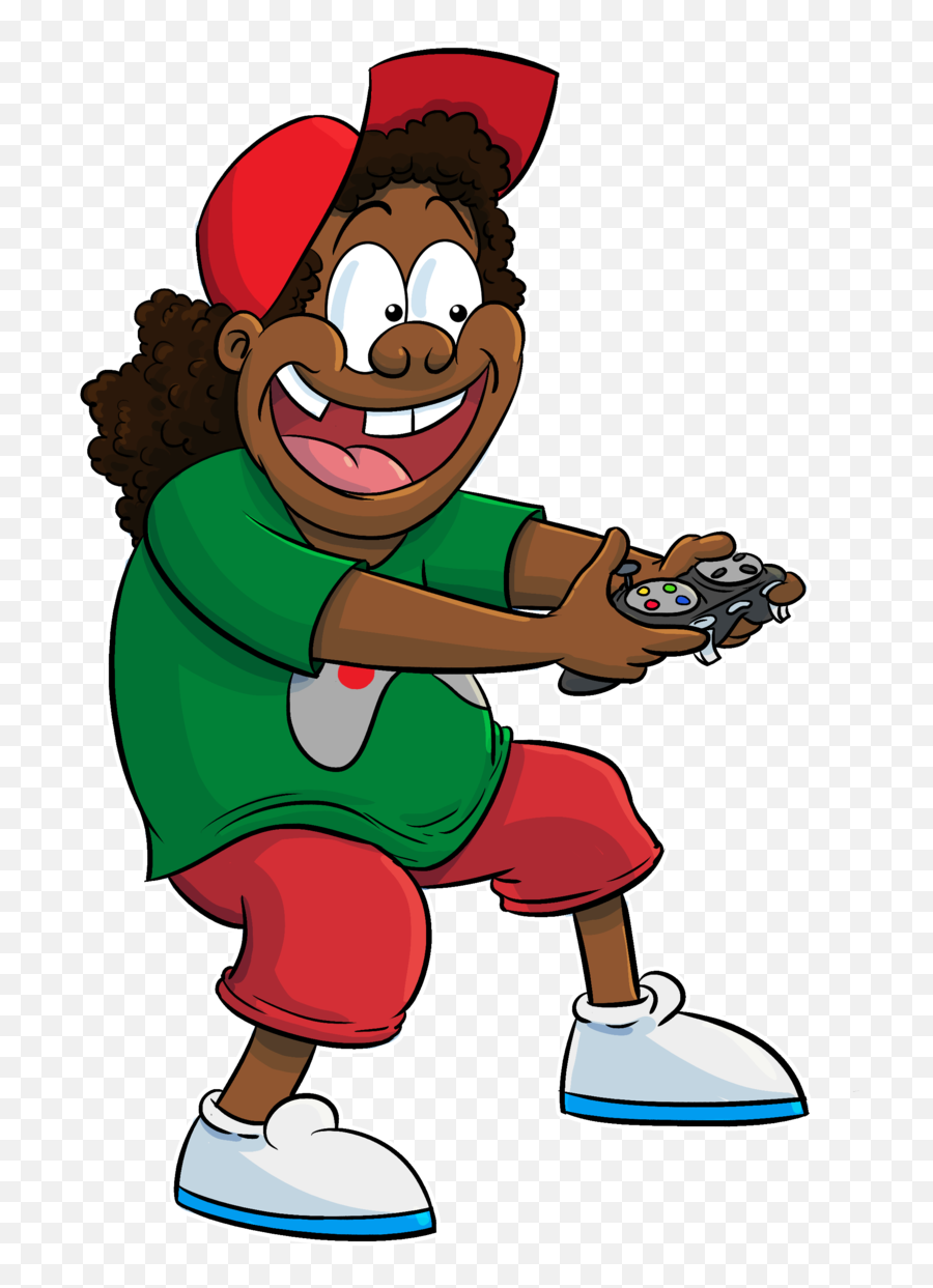 Girl Mad On Computer Gaming - Gamer Cartoon Character Png Emoji,Gamer Clipart