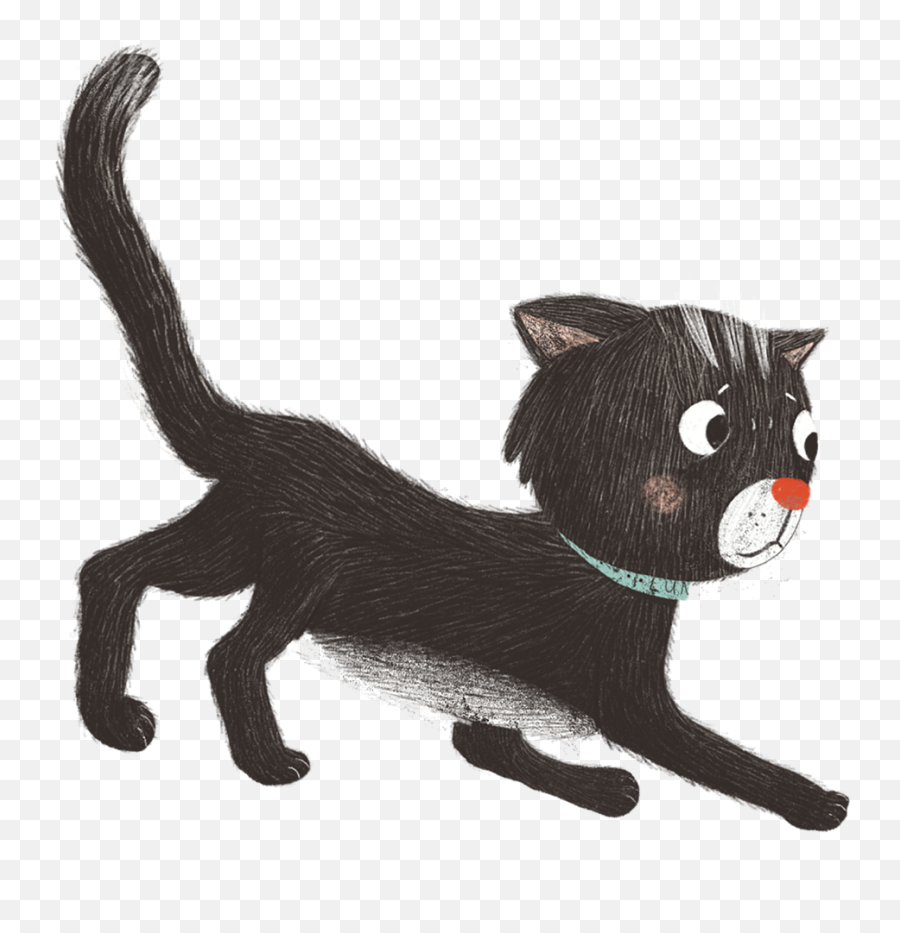A Home For Luna - Mel Armstrong Illustrator Emoji,Scared Black Cat Clipart