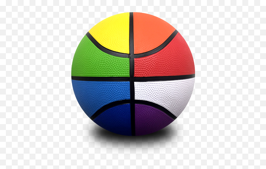 Basketballs Png - Cool Rainbow Patterned Basketball Perfect Rainbow Basketball Transparent Background Emoji,Basketball Png