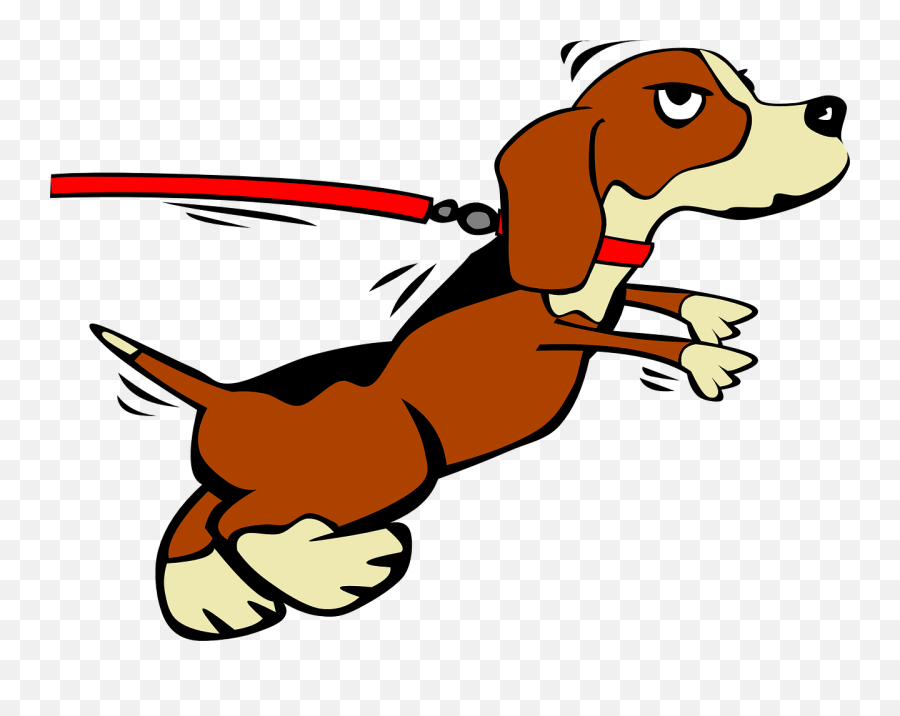Dog On Leash Cartoon Transparent Png - Perro Con Correa Png Emoji,Pet Clipart