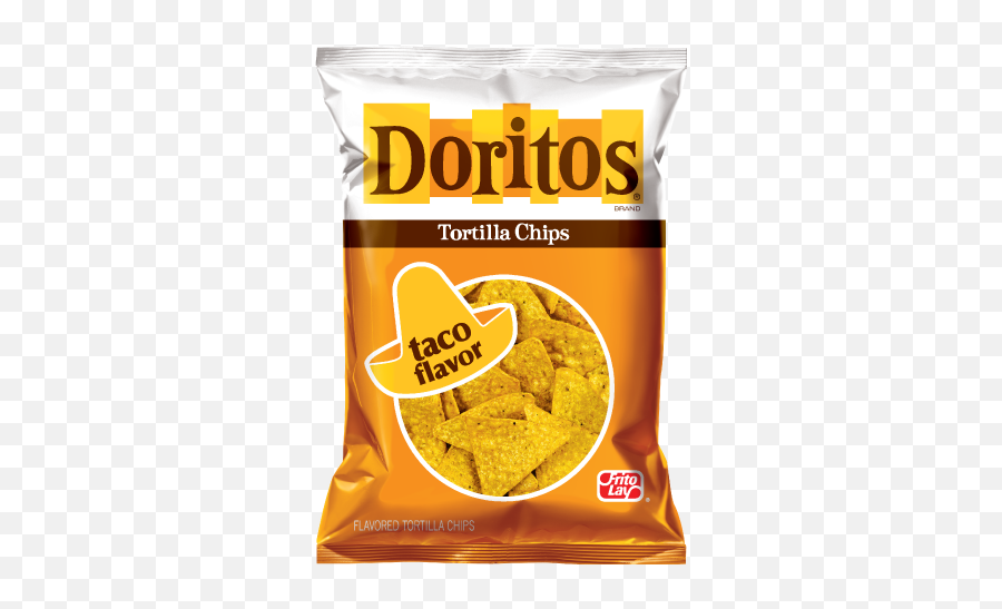 Chip Brands Have Changed Since We Were Kids - Taco Doritos Emoji,Old Doritos Logo