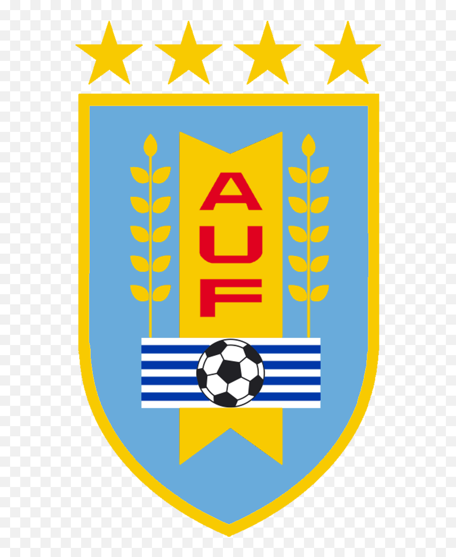 Escudo Asociación Uruguaya De Fútbol V2 - Uruguay National Uruguay National Team Logo Emoji,Soccer Team Logos