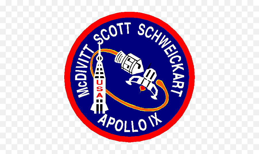 Apollo 9 - Kennedy Space Center Emoji,Apollo Logo