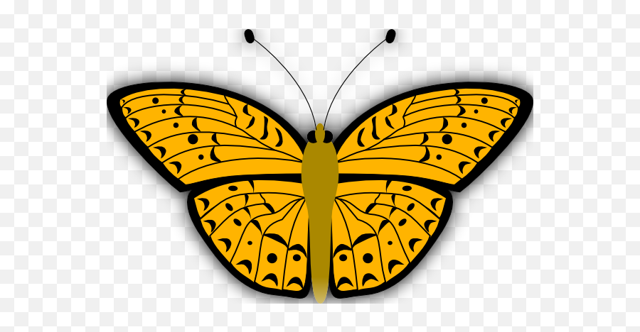 Monarch Butterfly Cartoon Butterfly - Kupu Kupu Png Animasi Emoji,Monarch Butterfly Clipart