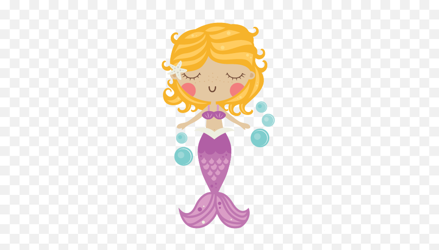 Download Mermaid Svg Scrapbook Cut File - Cute Mermaid Free Clipart Emoji,Free Mermaid Clipart