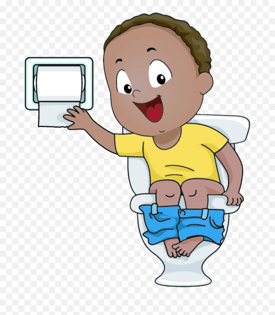 Sit On Toilet Clipart Transparent Png - Go Potty Clipart Emoji,Toilet Clipart