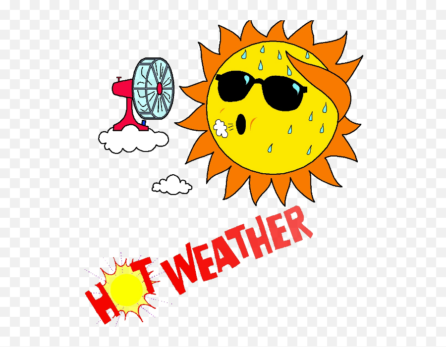 Hot Weather Clipart - Hot Weather 600x620 Png Clipart Beat The Heat Emoji,Weather Clipart