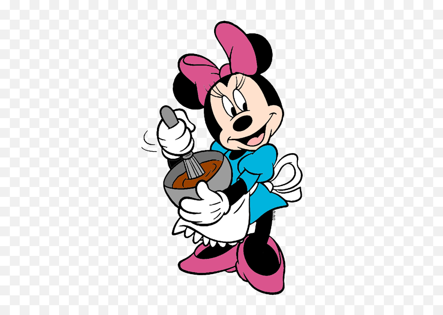 Minnie Mouse Clip Art 8 Disney Clip Art Galore - Minnie Mouse Baking Png Emoji,Baking Clipart
