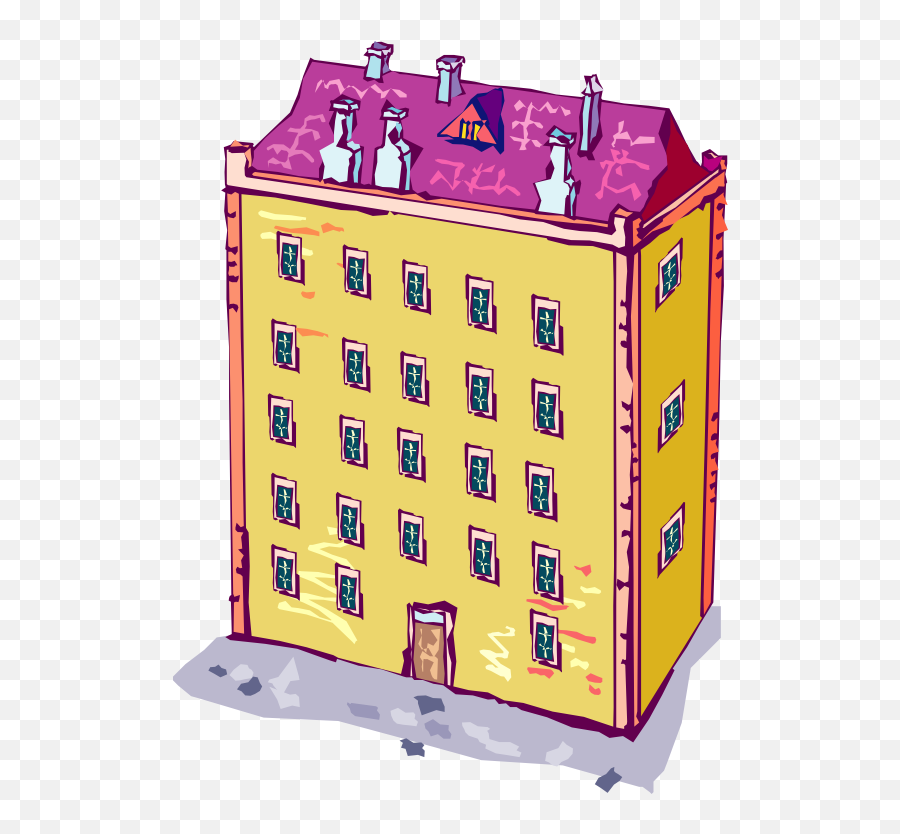 Clipart Cartoon Apartment Building - Clip Art Library Clip Art School Tall Building Emoji,Building Clipart
