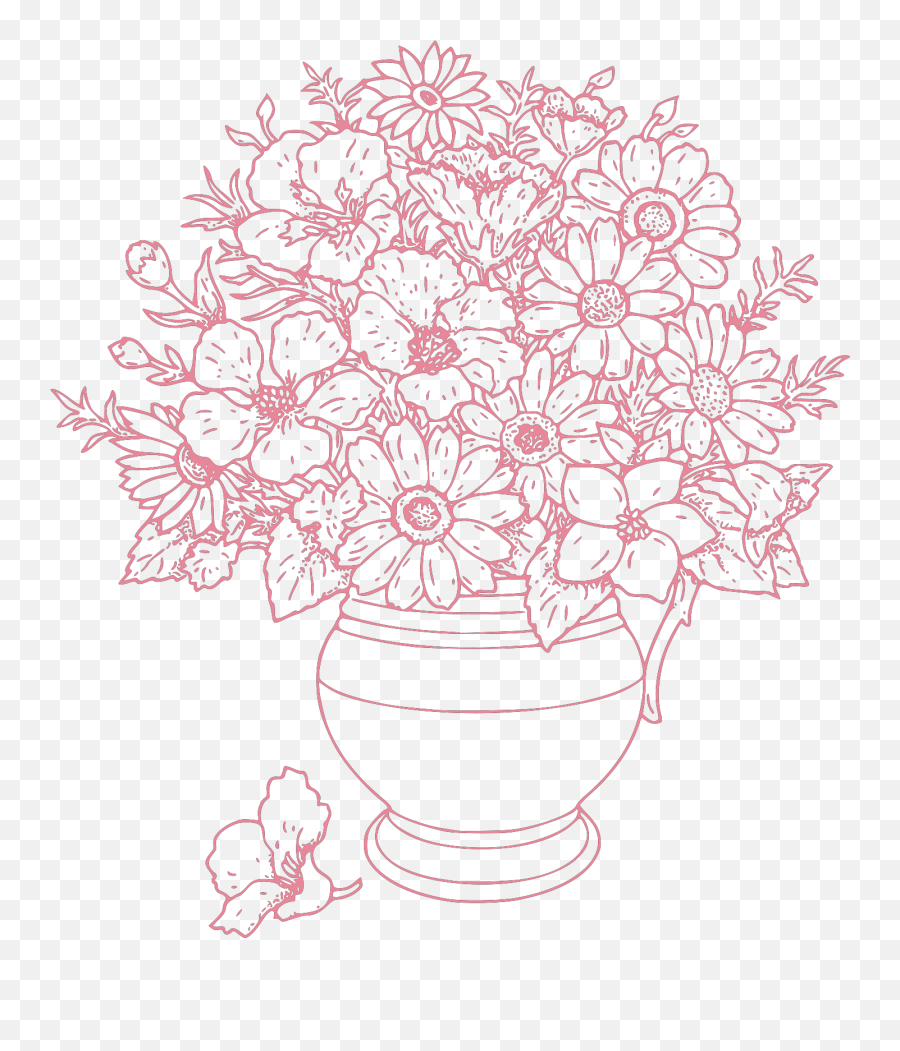 Bouquet Of Flowers Svg Vector Bouquet - Coloring Pages Sunflowers And Roses Emoji,Bouquet Of Flowers Clipart