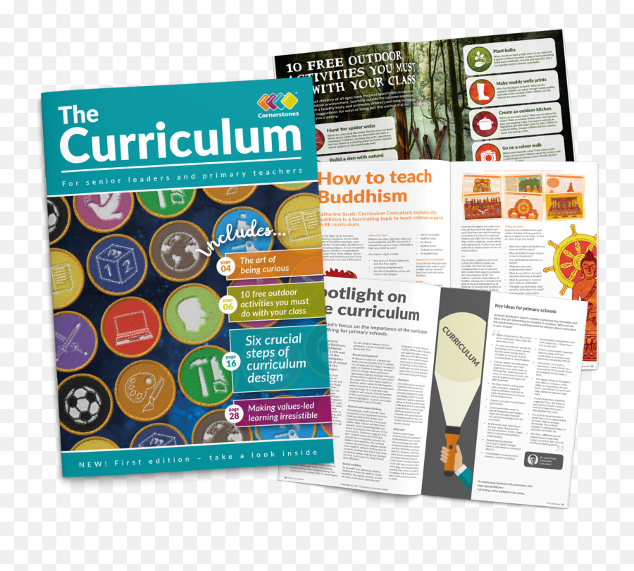 The Curriculum Magazine Edition 1 Cornerstones Education - Horizontal Emoji,Cornerstones Logo