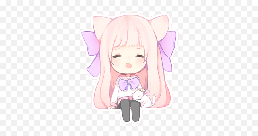 Transparent Happy Anime Girl Png Image - Anime Cute Transparent Png Emoji,Anime Transparent