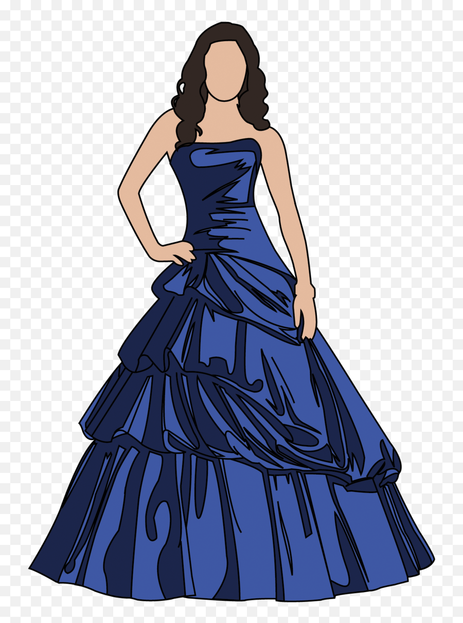 Prom Dress Clipart Png Image With No - Prom Dress Clipart Emoji,Dress Clipart